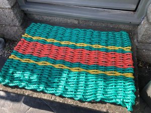DIY doormat made with our 10mm polypropylene rope