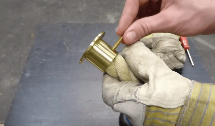 Step 3 how to install brass rope fittings