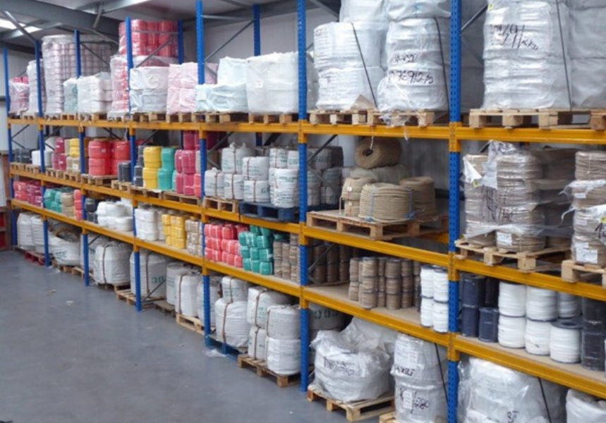 Craft ropes in RopesDirect warehouse