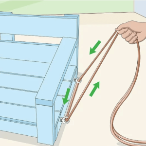 Step 4 how to make a wooden swing