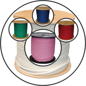 Reels of polycotton rope from RopesDirect