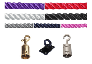 Barrier rope and fittings from RopesDirect