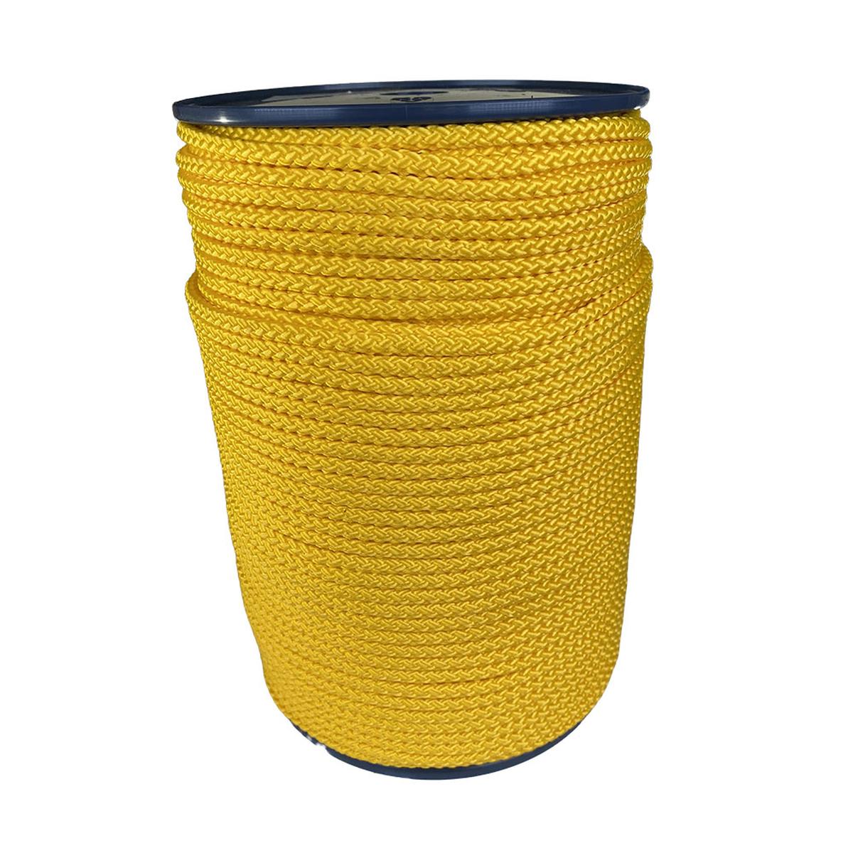 6mm Yellow Braided Polypropylene Cord – RopesDirect