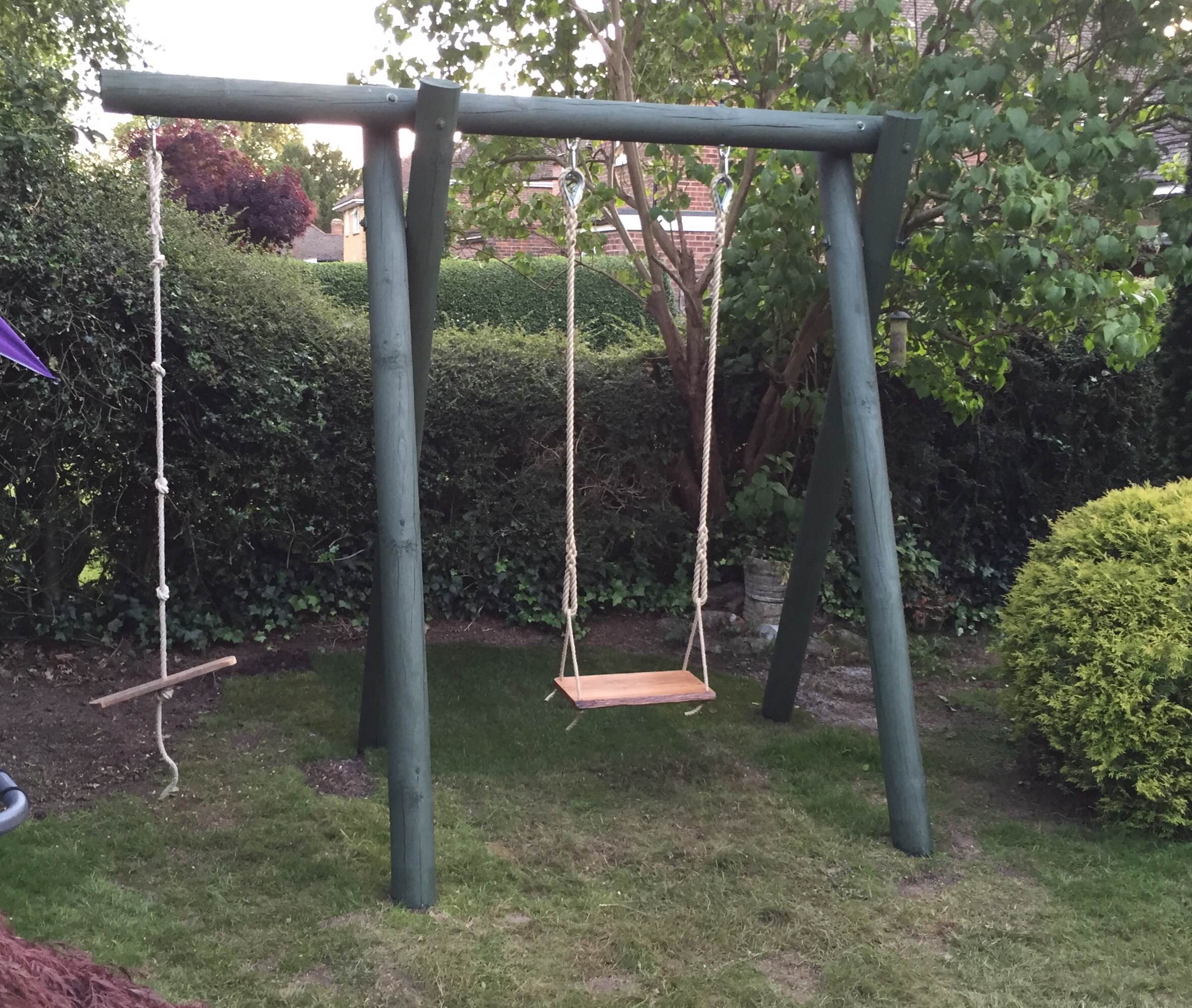 Bespoke garden swing ropes