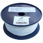 2mm 8plait white polyester cord