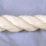 32mm White Staplespun Polypropylene Rope