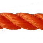 18mm Orange Polyethylene Rope - per metre