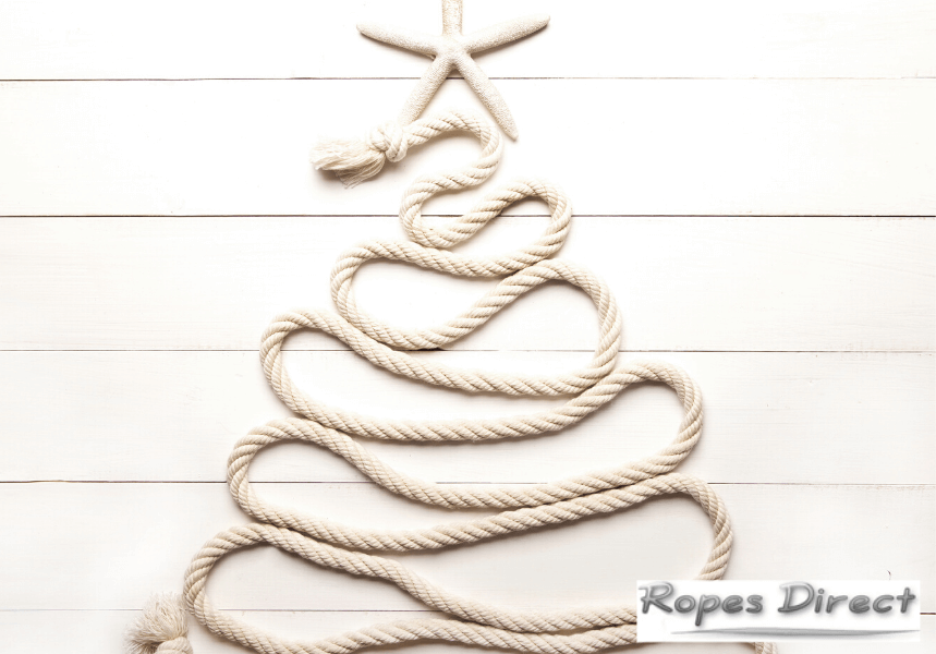 Christmas craft idea using rope