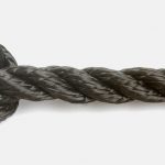 Black Polyester Rope by the metre
