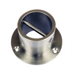 Satin Chrome End Plate/Cup for 24mm to 36mm Rope