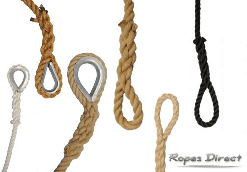soft and hard spliced ropes available at Ropes Direct