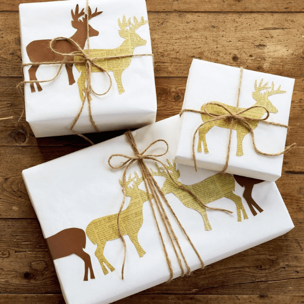 DIY gift wrap idea