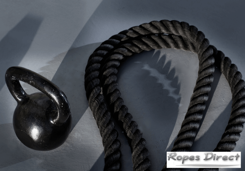 Battle ropes in apartment clearance