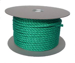 green poyproylene rope