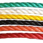 coluured Polypropylene Rope sold by the metre