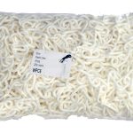 6mm White Plastic Chain - 25m bag