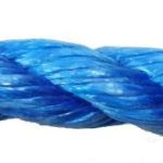 24mm Blue Polypropylene Rope sold by the metre