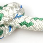 10mm Green Fleck Braid on Braid Polyester Rope per metre