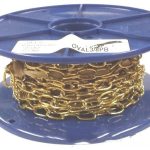 1.6mm Polished Brass Oval Chain - 10m reel