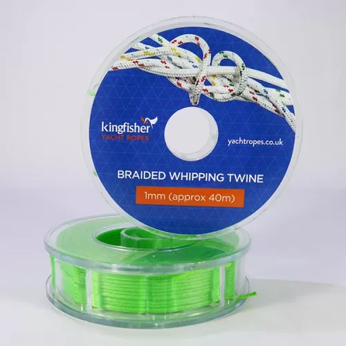 Neon green whipping twine from RopesDirect