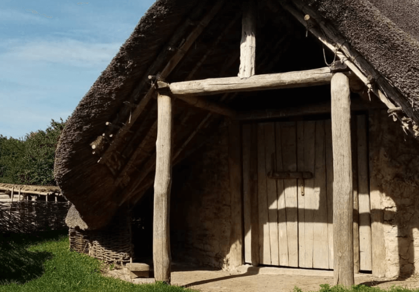 Iron age roundhouse at the Ancient Technology Centre