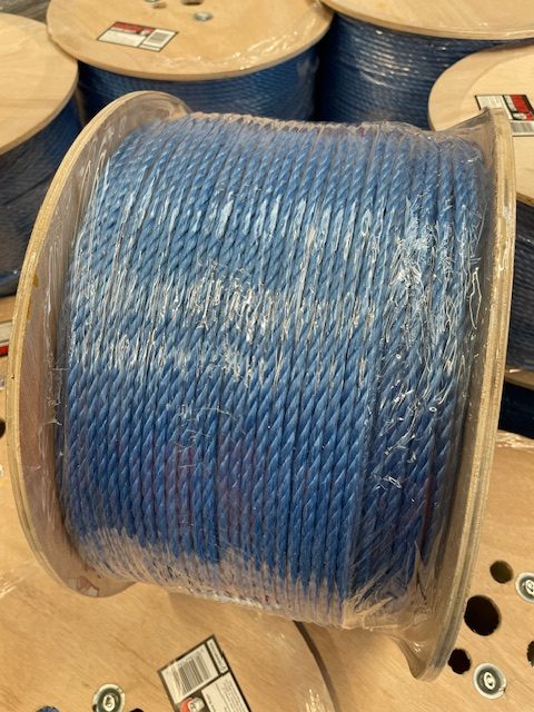 500m reel of-6mm blue polypropylene from RopesDirect