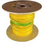 3mm Yellow PVC-coated Steel Wire Rope - 50m reel
