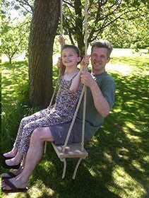 bespoke oak swing