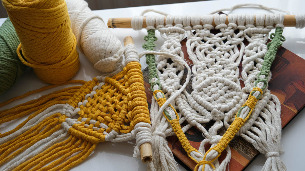 Coloured cotton ropes