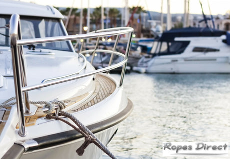 Boats using rope boat fenders