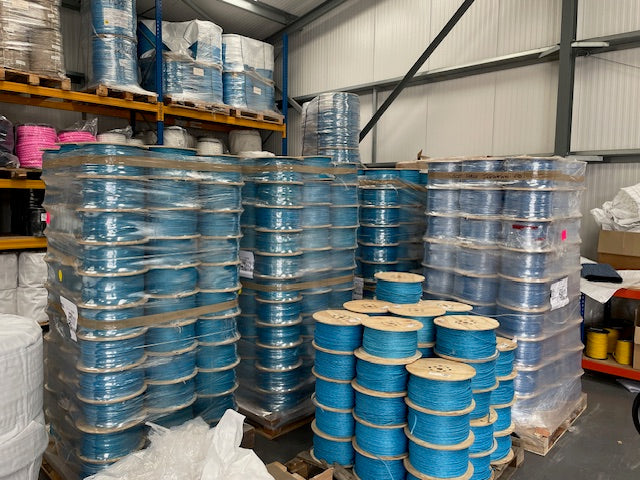 Blue polypropylene rope at RopesDirect