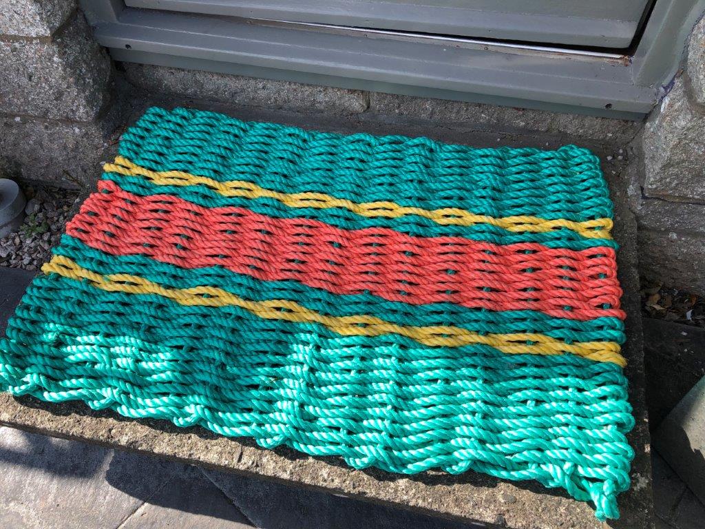 DIY doormat made with our 10mm polypropylene rope
