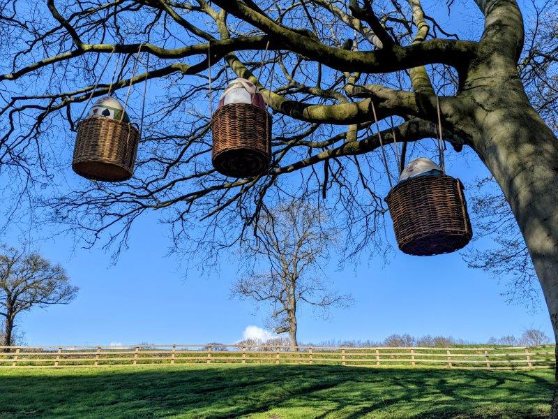 Egg baskets using Jute rope from RopesDirect