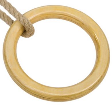 Wooden gym ring
