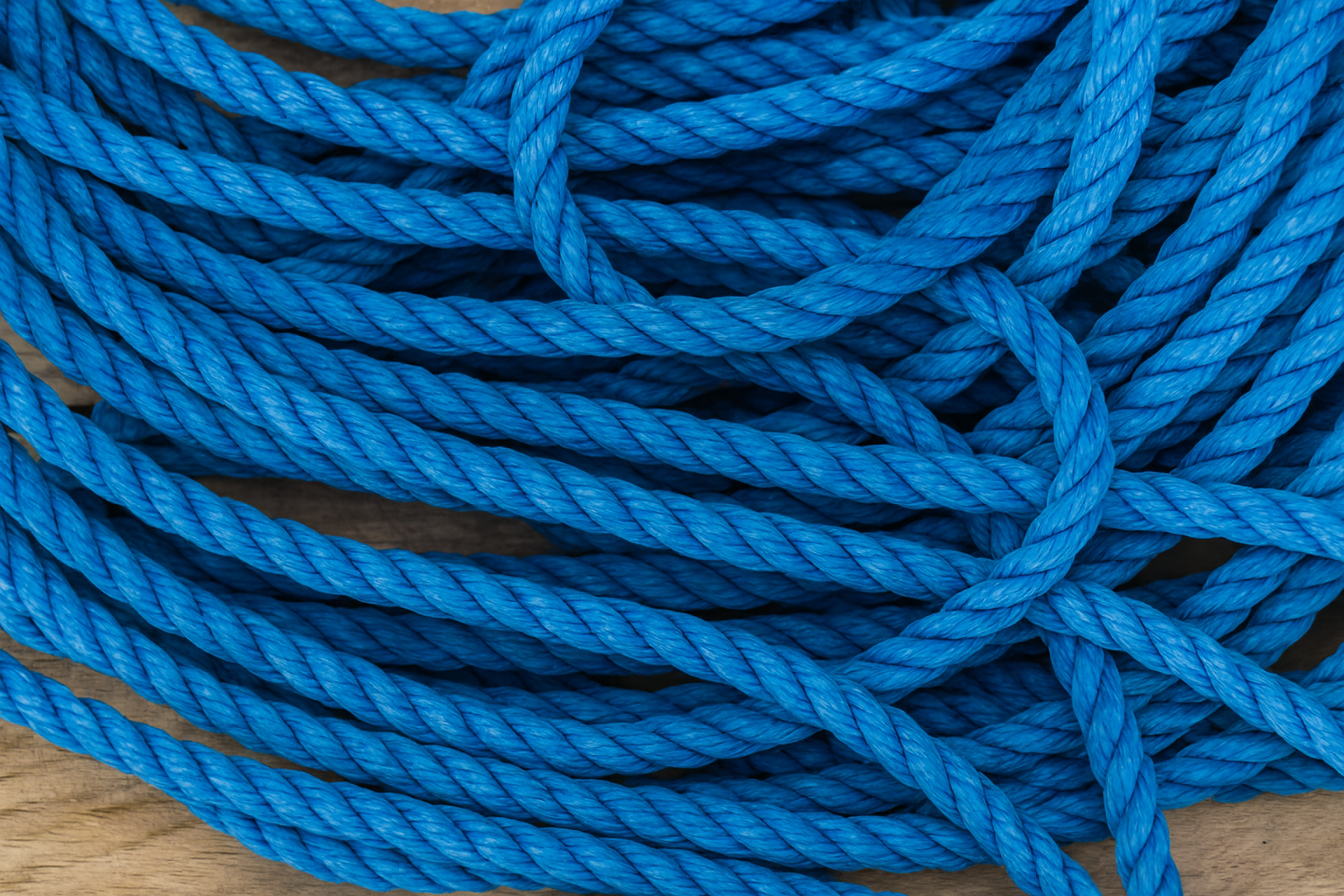 Blue Polypropylene Rope (Poly Rope) - RopesDirect