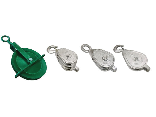 Pulley Wheels and Gin Blocks