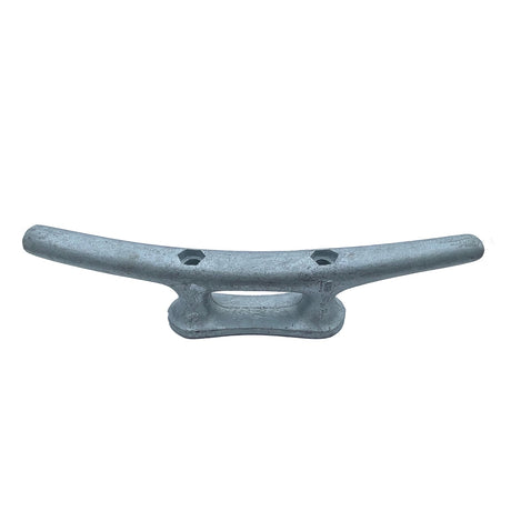A heavy-duty galvanized steel cleat or cleat assembly for marine or industrial use, shown against a plain white background.