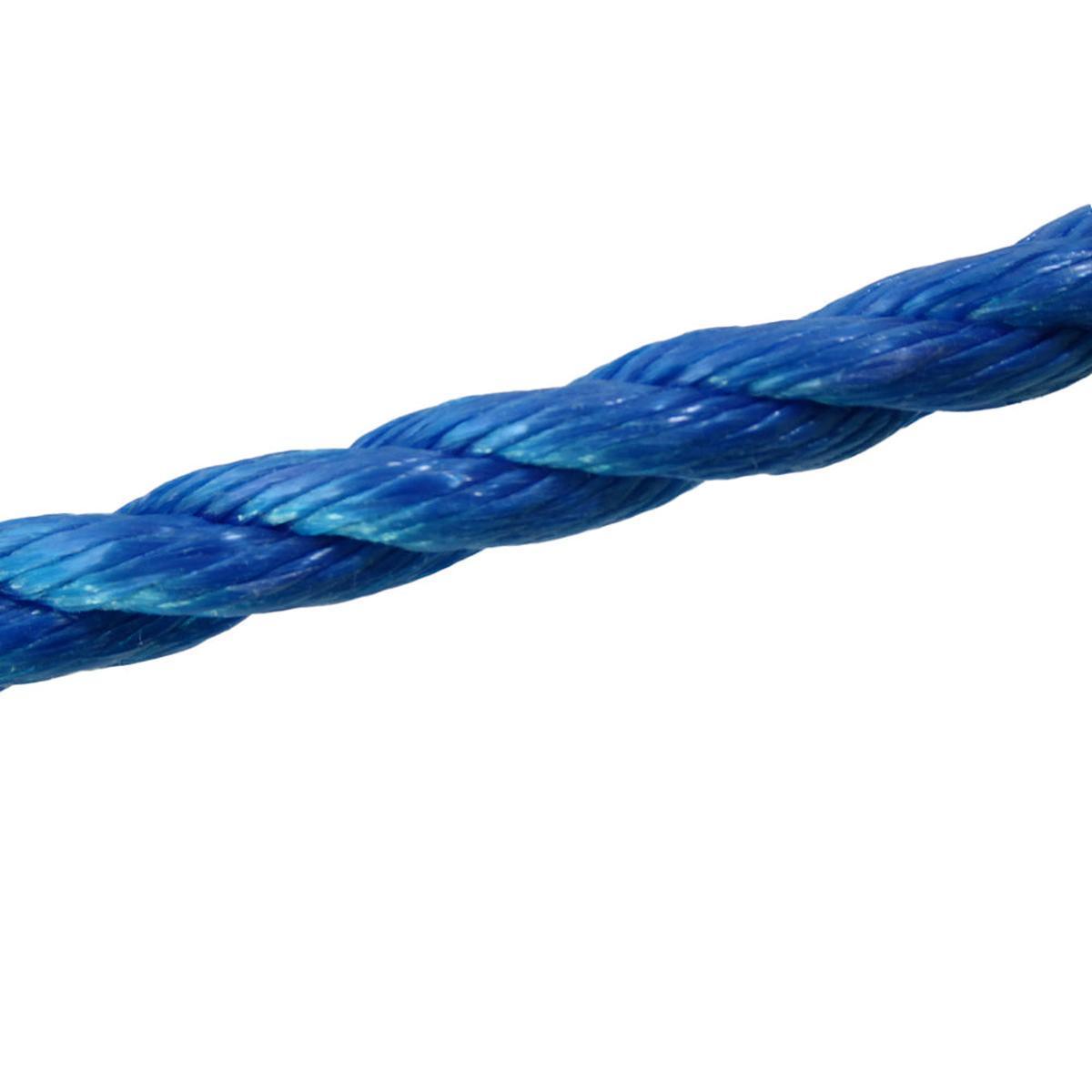 Blue Rope String 20mm Blue Poly Rope sold by the metre from RopesDirect