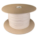 spool of 3mm natural cotton cord on white background