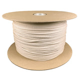 spool of 4mm natural cotton cord on white background