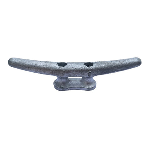 A galvanized steel ship's cleat or bollard for mooring, shown against a plain white background.