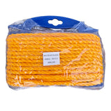 6mm orange rope wound on to a blue former with a white product label against a white background.