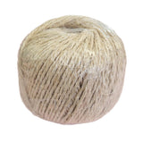 Ball of sisal twine on a white background