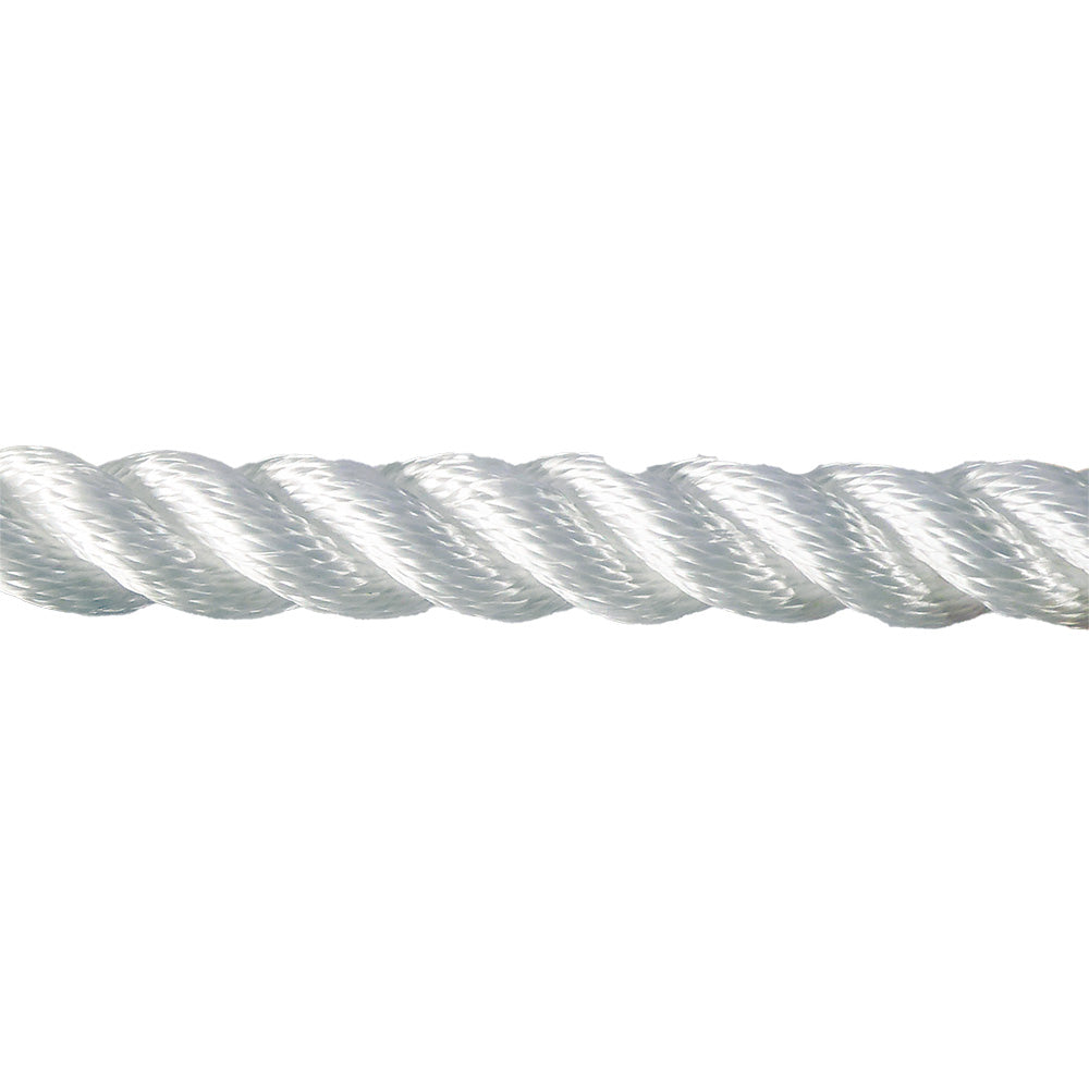 Close-up of a white rope on a white background
