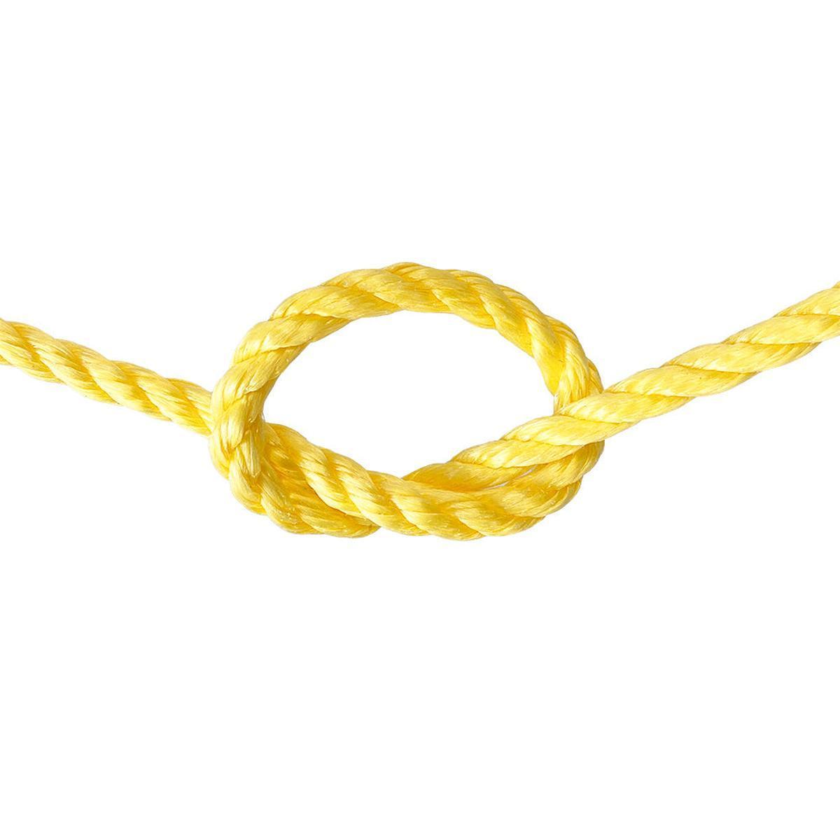 12mm Yellow Rope sold by the metre – RopesDirect