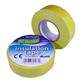 19mm x 20m Yellow PVC Electrical Tape