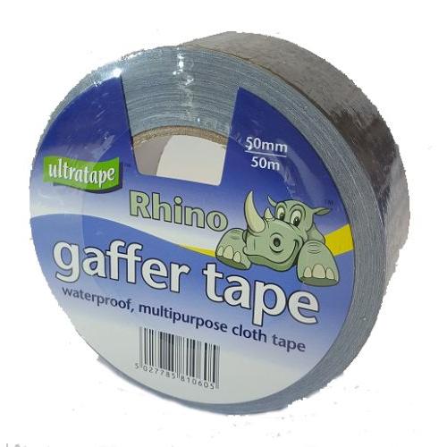 50mm x 50m Silver Gaffer Tape