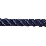 24mm Navy Blue PolySilk Barrier Rope sold by the metre