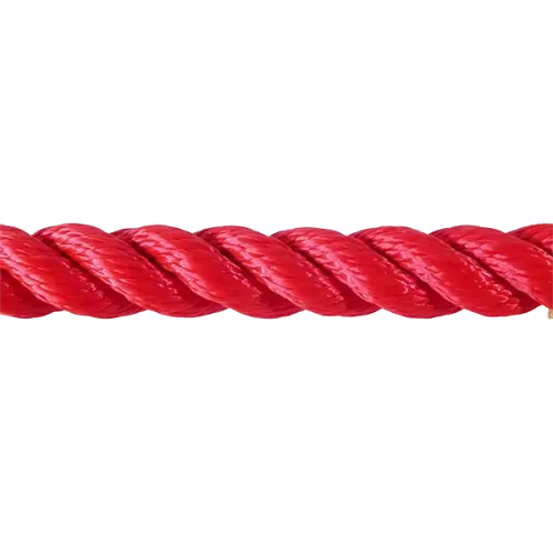 24mm Red PolySilk Barrier Rope sold by the metre