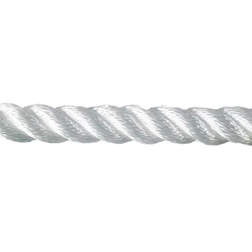 24mm White PolySilk Barrier Rope sold by the metre